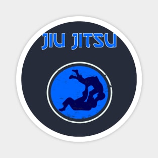 jiu-jitsu jiu jitsu bjj mma blue dot Magnet